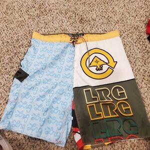 LRG Swimming Trunks/Board Shorts Used Mens Size 42